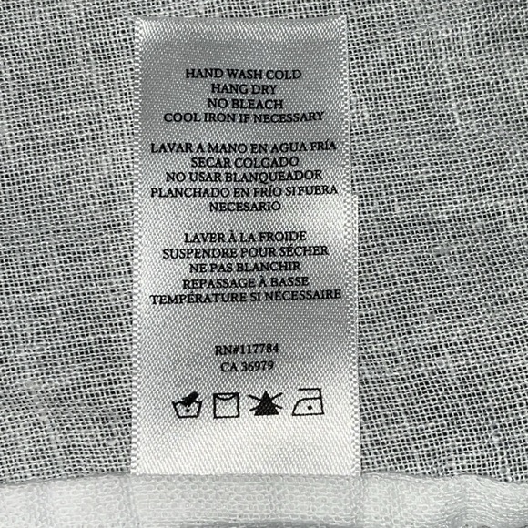 Rails Mariah Linen Button Front Top White - Picture 11 of 11